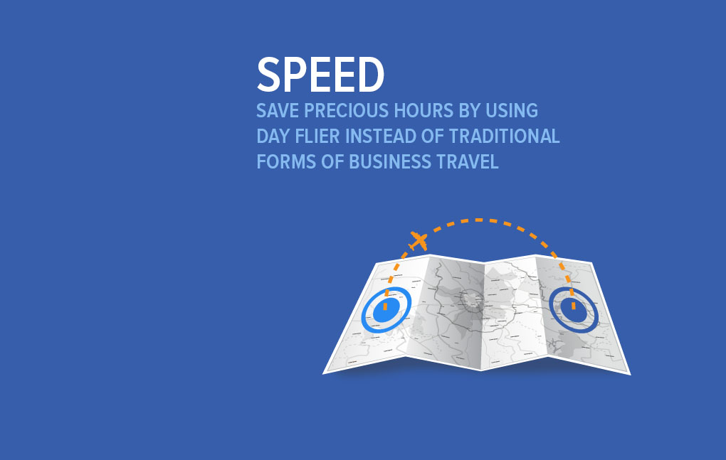 Charter Flights Houston, Speed Graphic Image - Day Flier